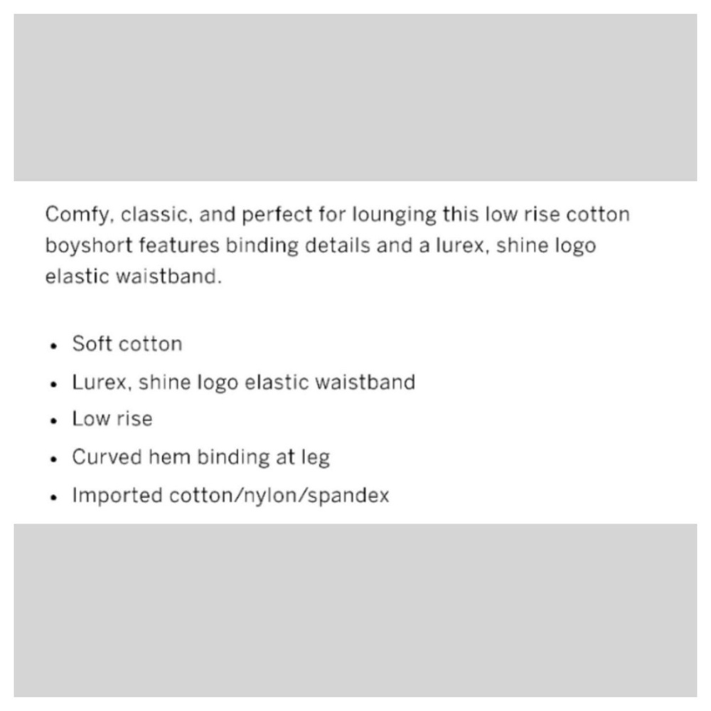 Size L🌺PINK VICTORIA'S SECRET LOGO BOYSHORT - Picture 2 of 3